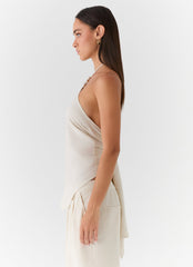 Julissa Halter Top - Oat