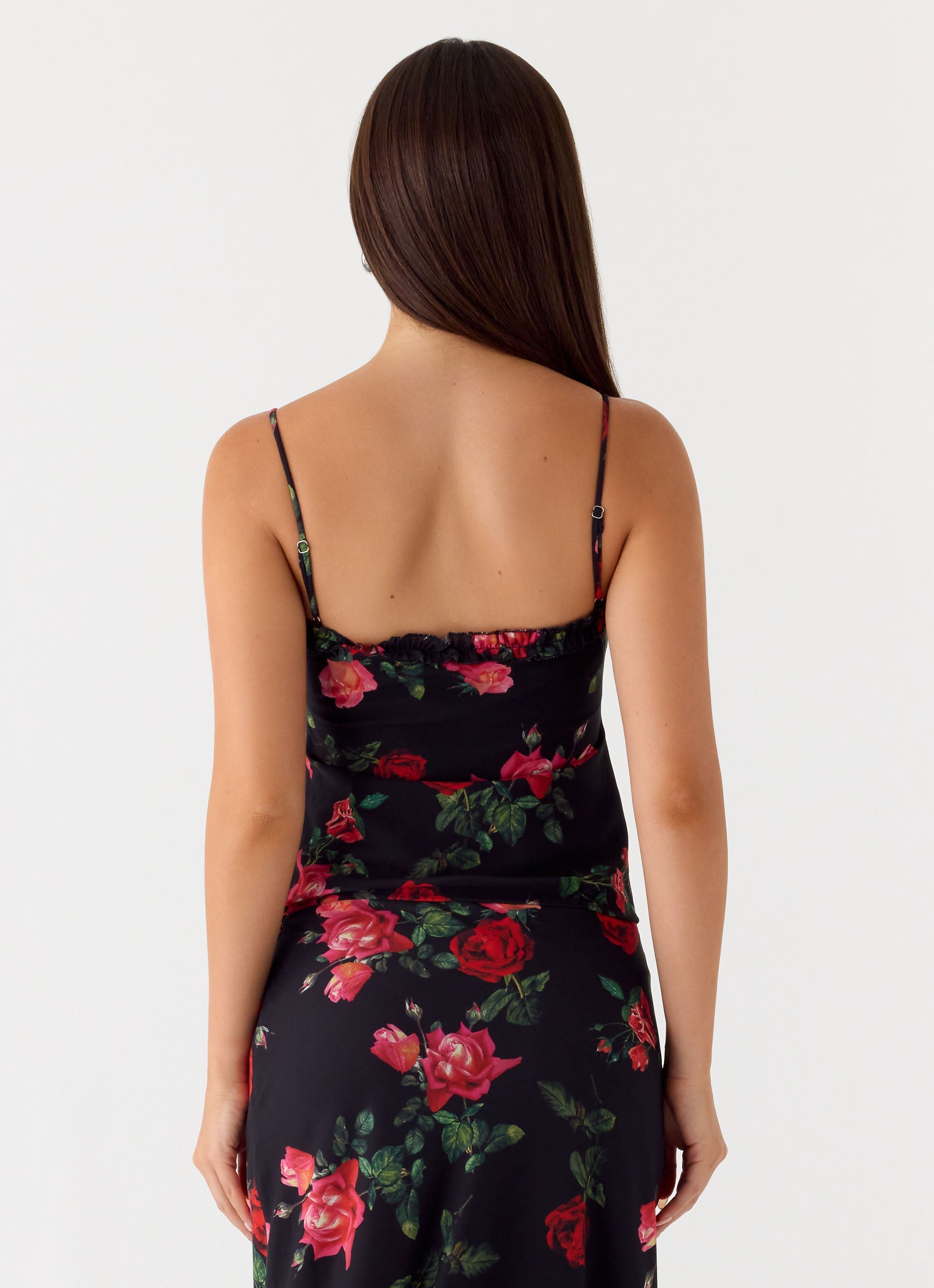 Kahlo Top - Midnight Bloom