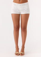 Kathia Mini Shorts - White