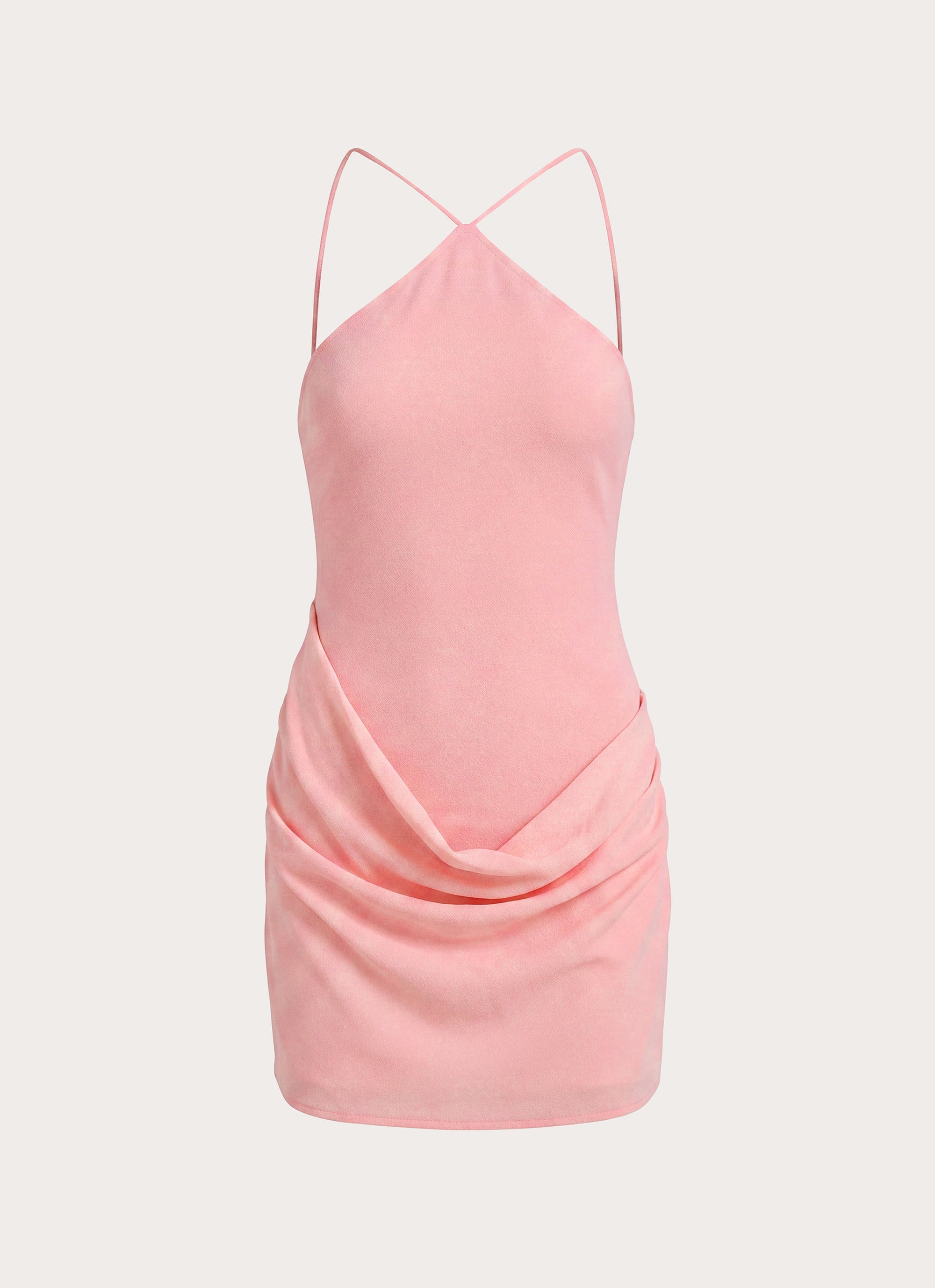 Keanu Cupro Mini Dress - Pink