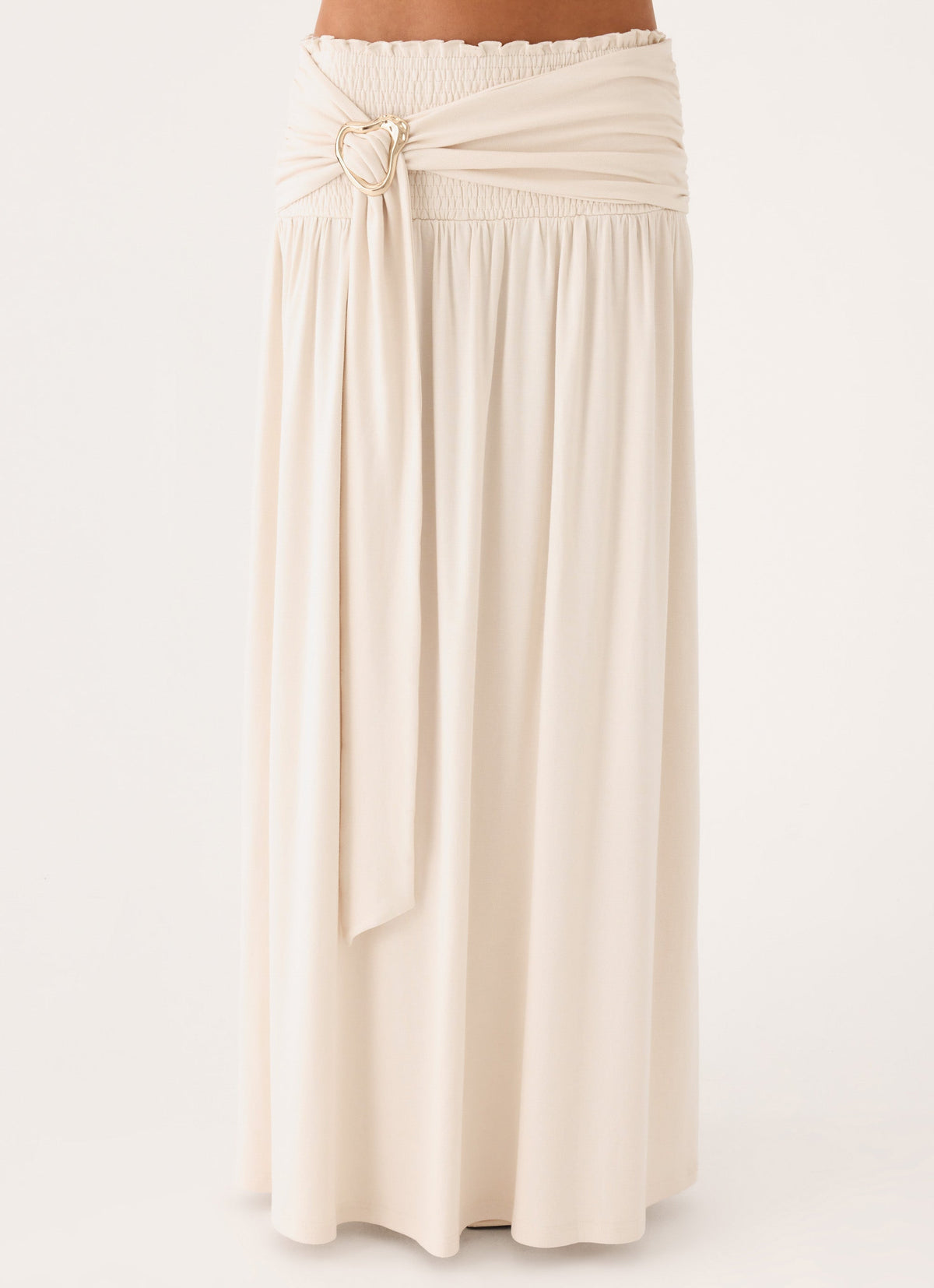 Kelli Hardware Maxi Skirt - Cream
