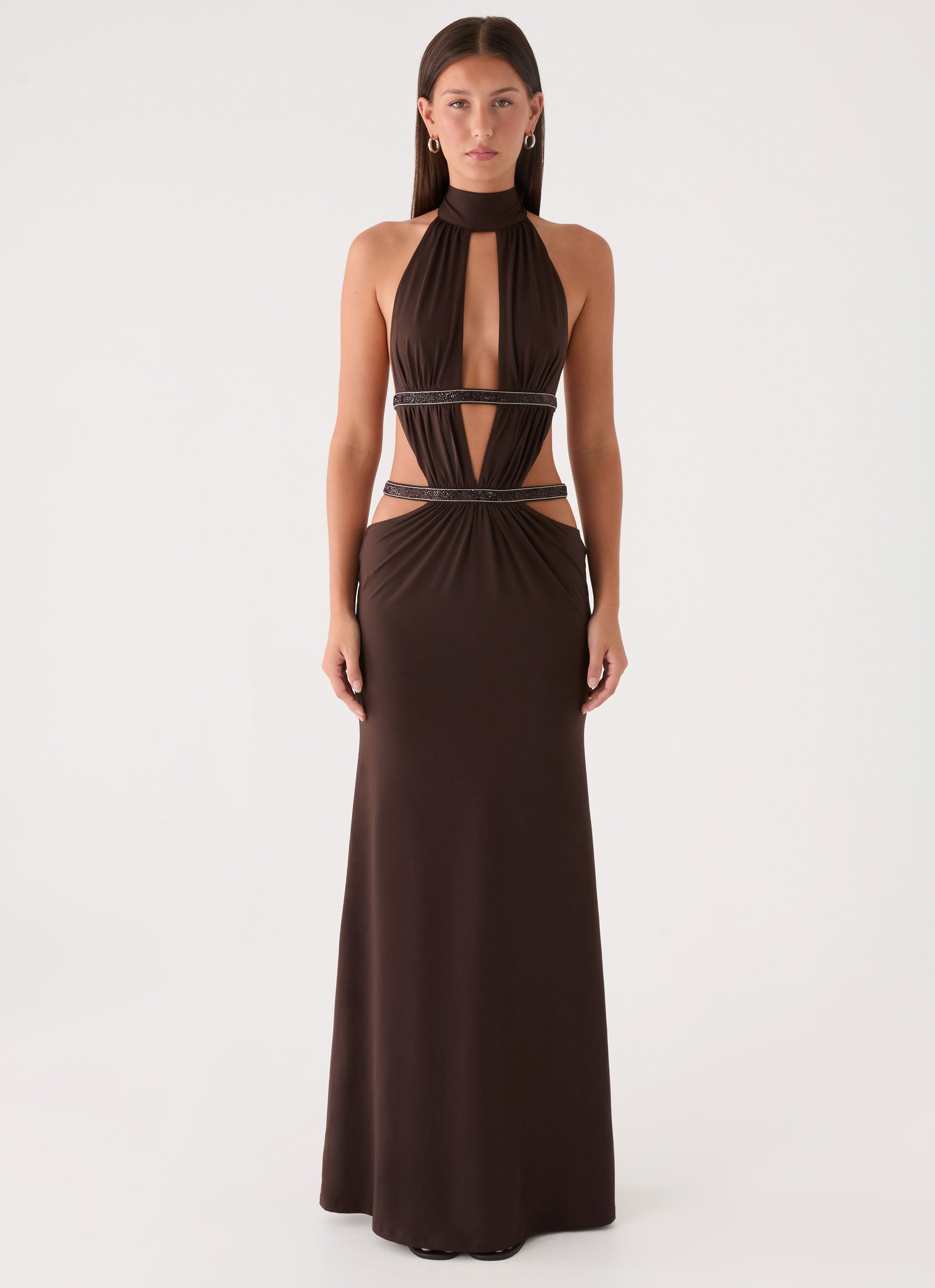 Kendrah Maxi Dress - Chocolate