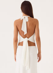Kerrie Halter Top - White
