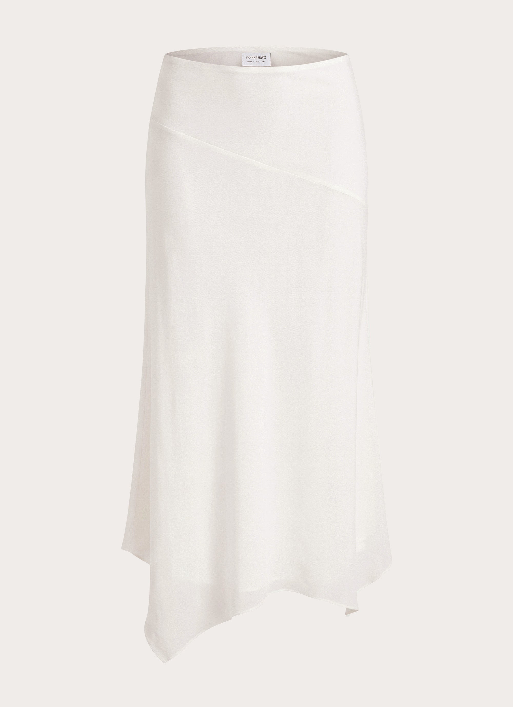 Kerrie Hanky Midi Skirt - White
