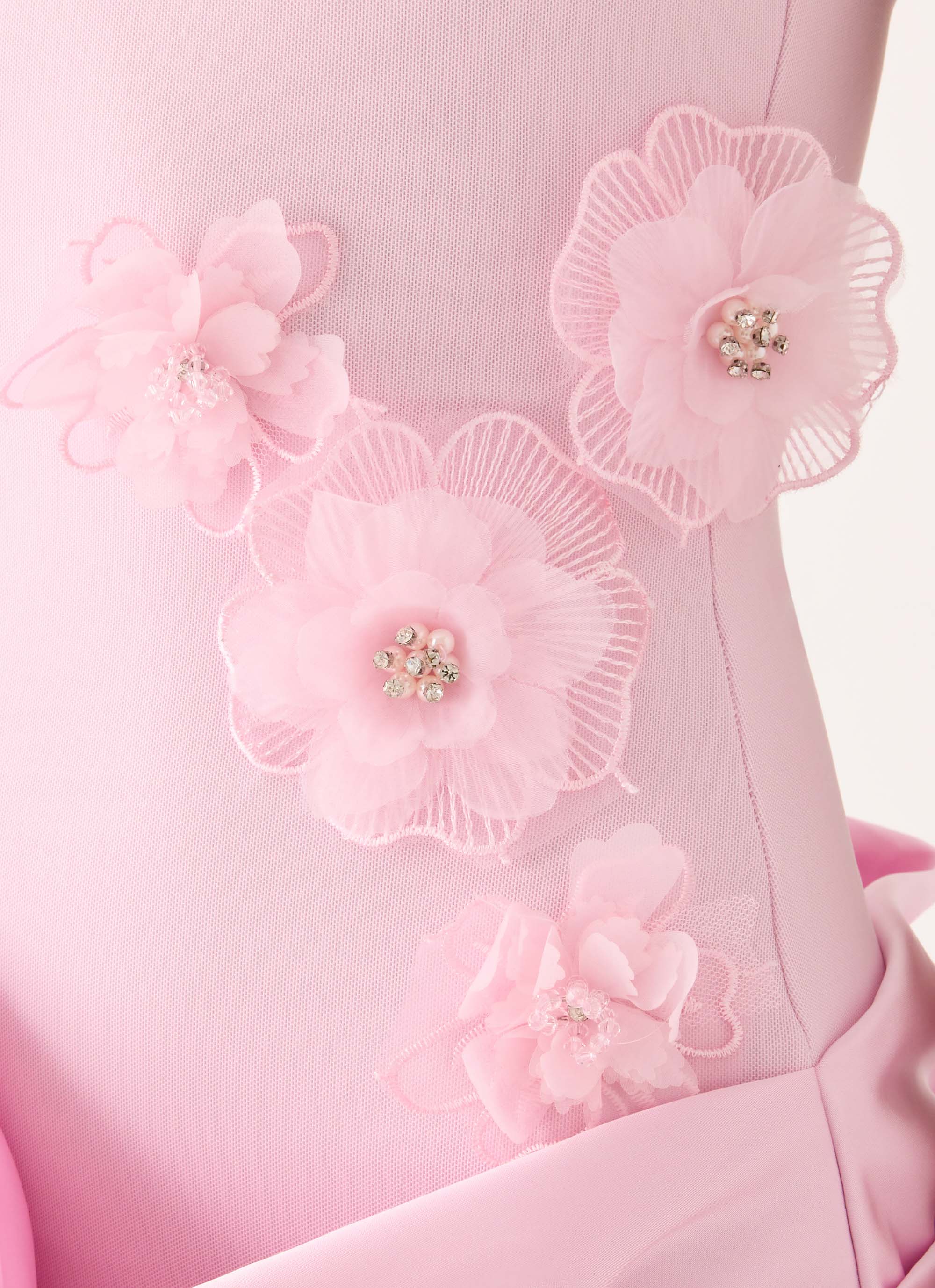 Kimana Halter Mini Dress - Pink