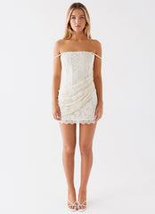 Knockout Mini Dress - White