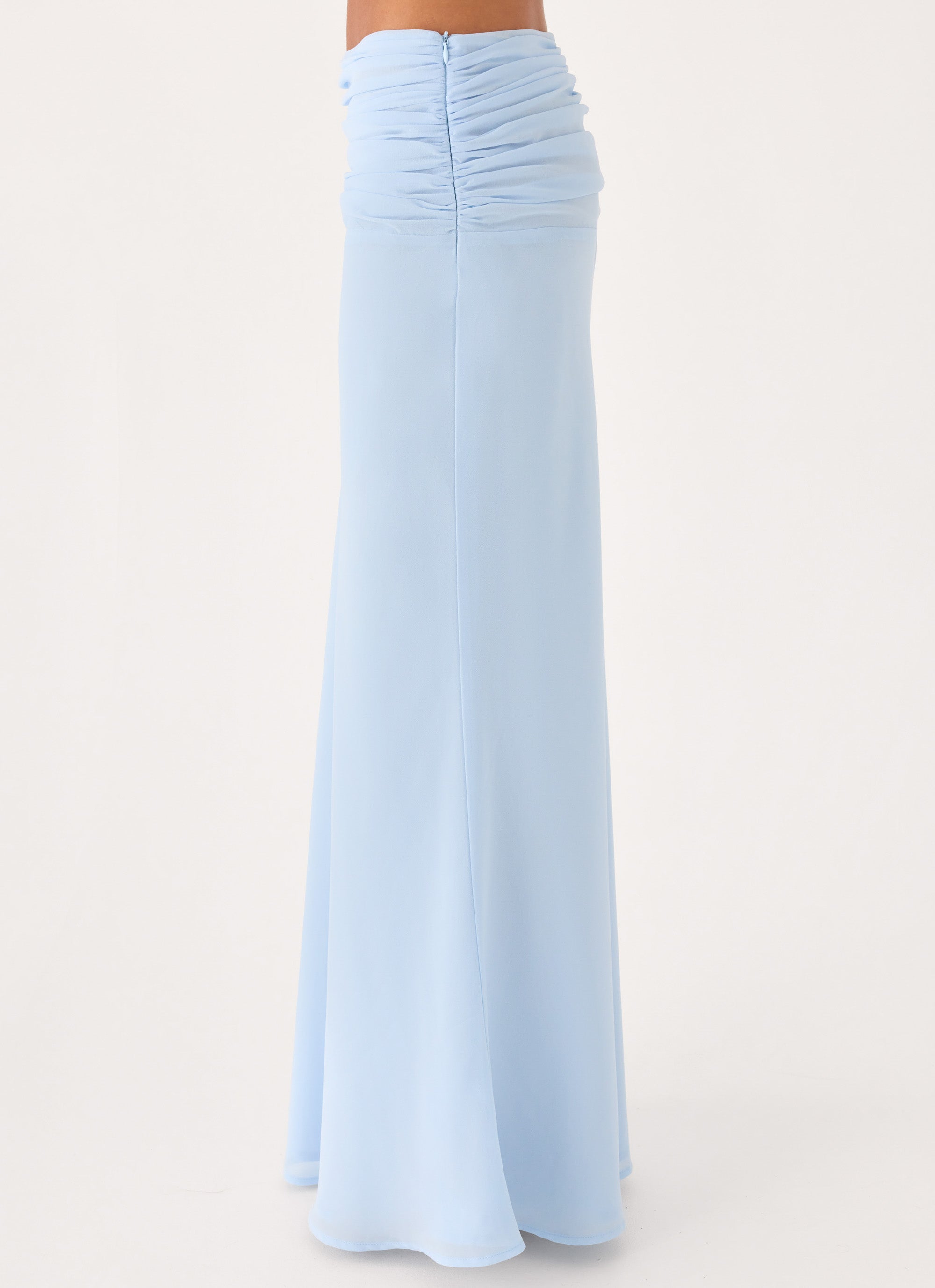 Lauretta Maxi Skirt - Baby Blue