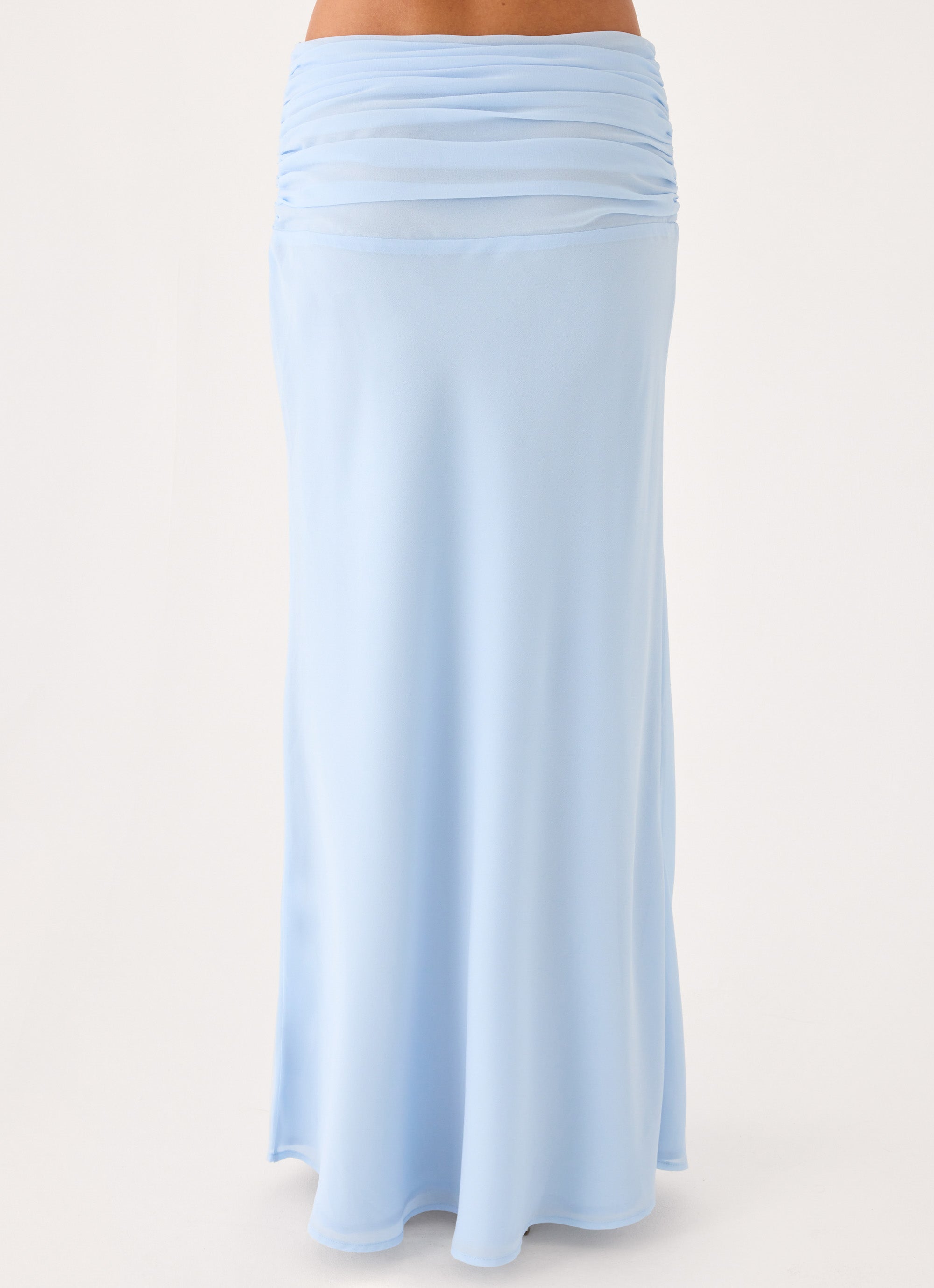 Lauretta Maxi Skirt - Baby Blue