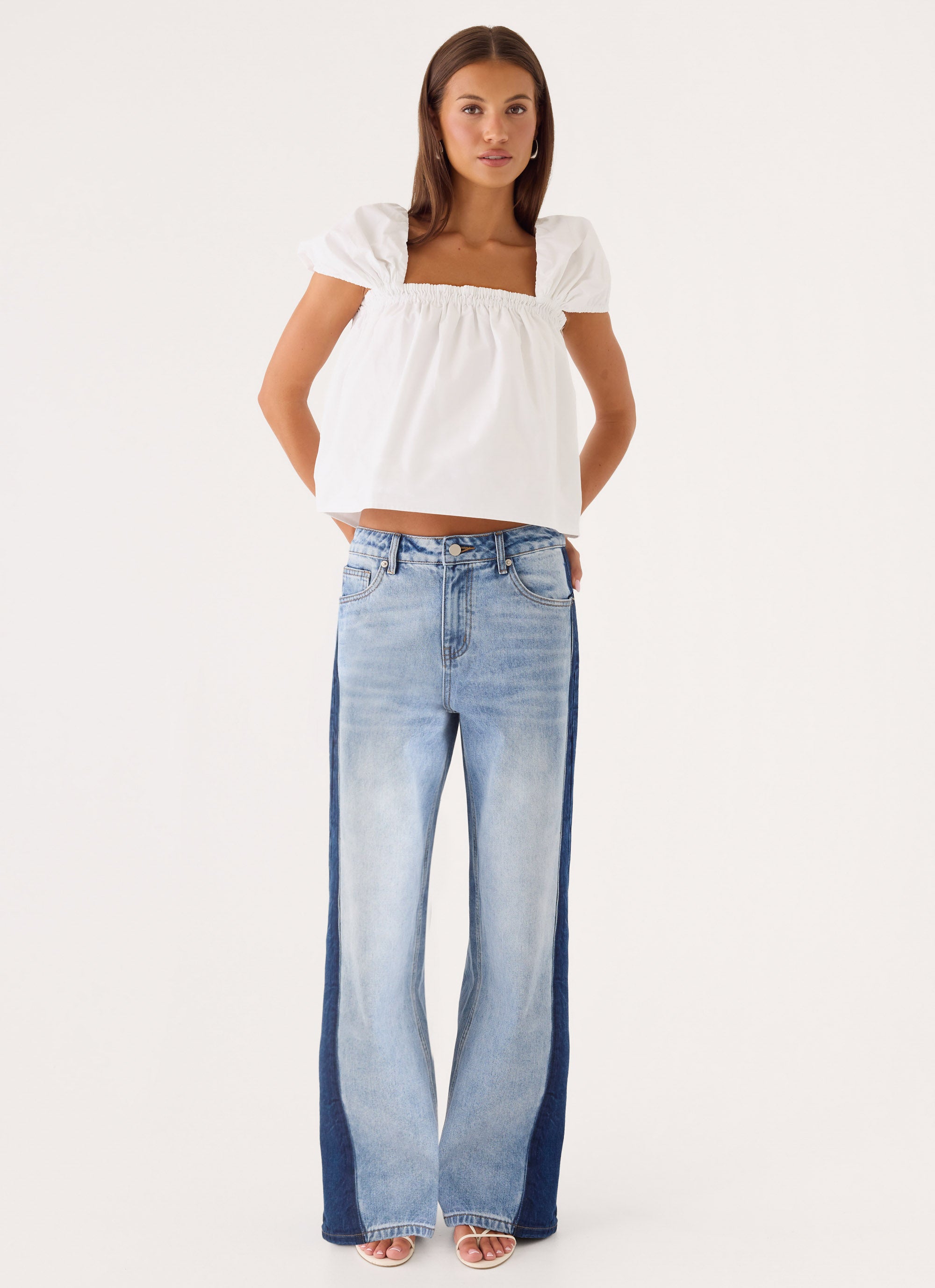 Lawrence Denim Jeans - Washed Blue
