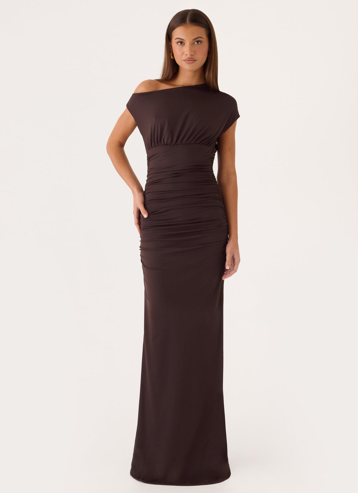 Liana Maxi Dress - Chocolate