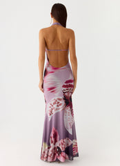 Like You Better Maxi Dress - Ombre Floral Affair