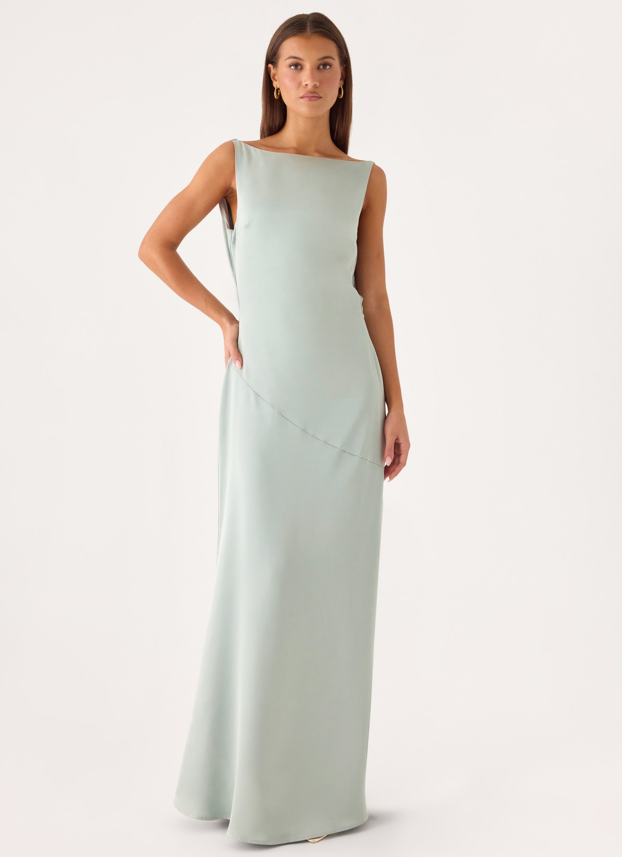 Line By Line Maxi Dress - Sage