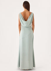 Line By Line Maxi Dress - Sage