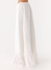 Lior Cotton Maxi Skirt - White