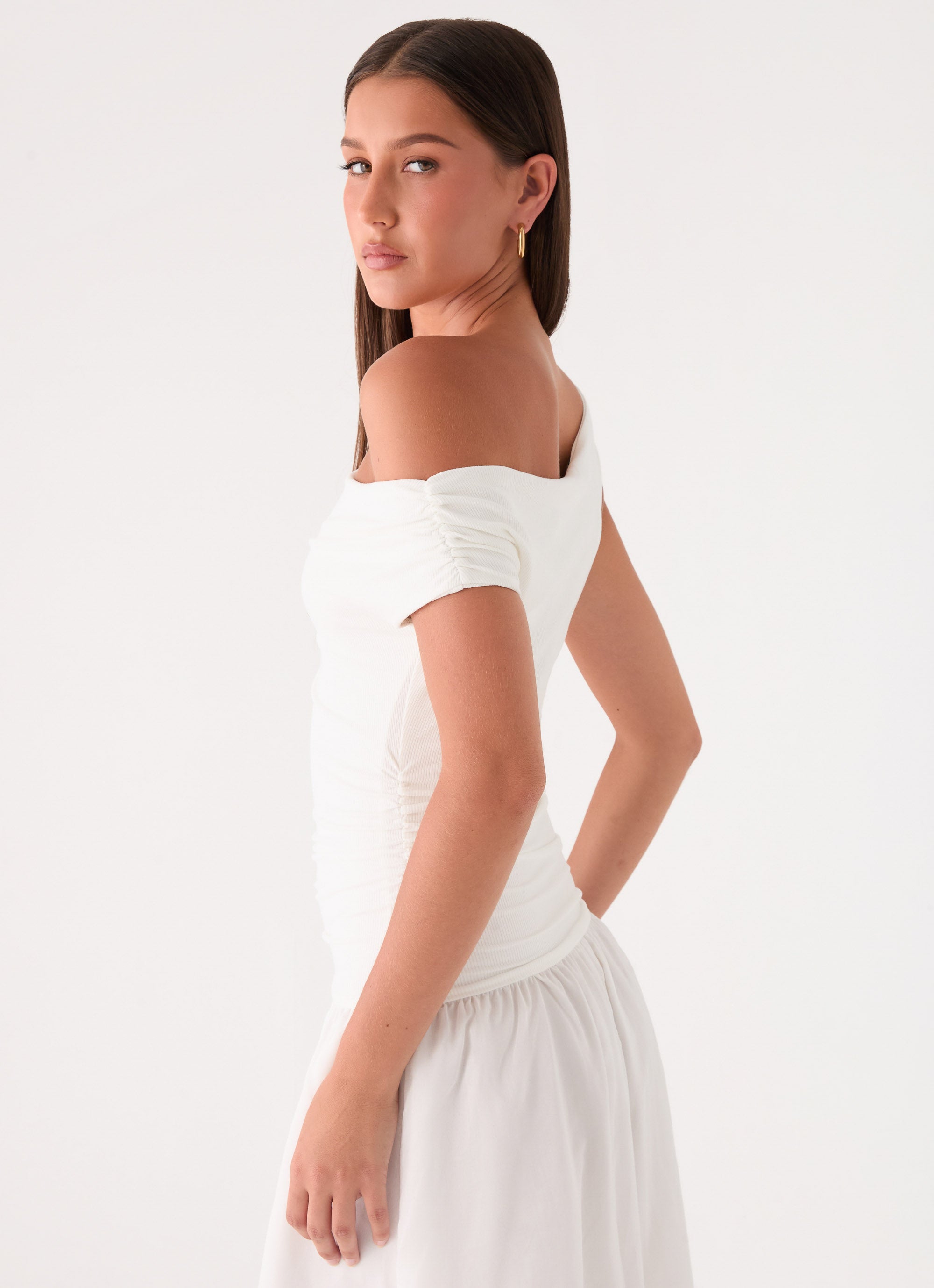 Liorae Maxi Dress - White