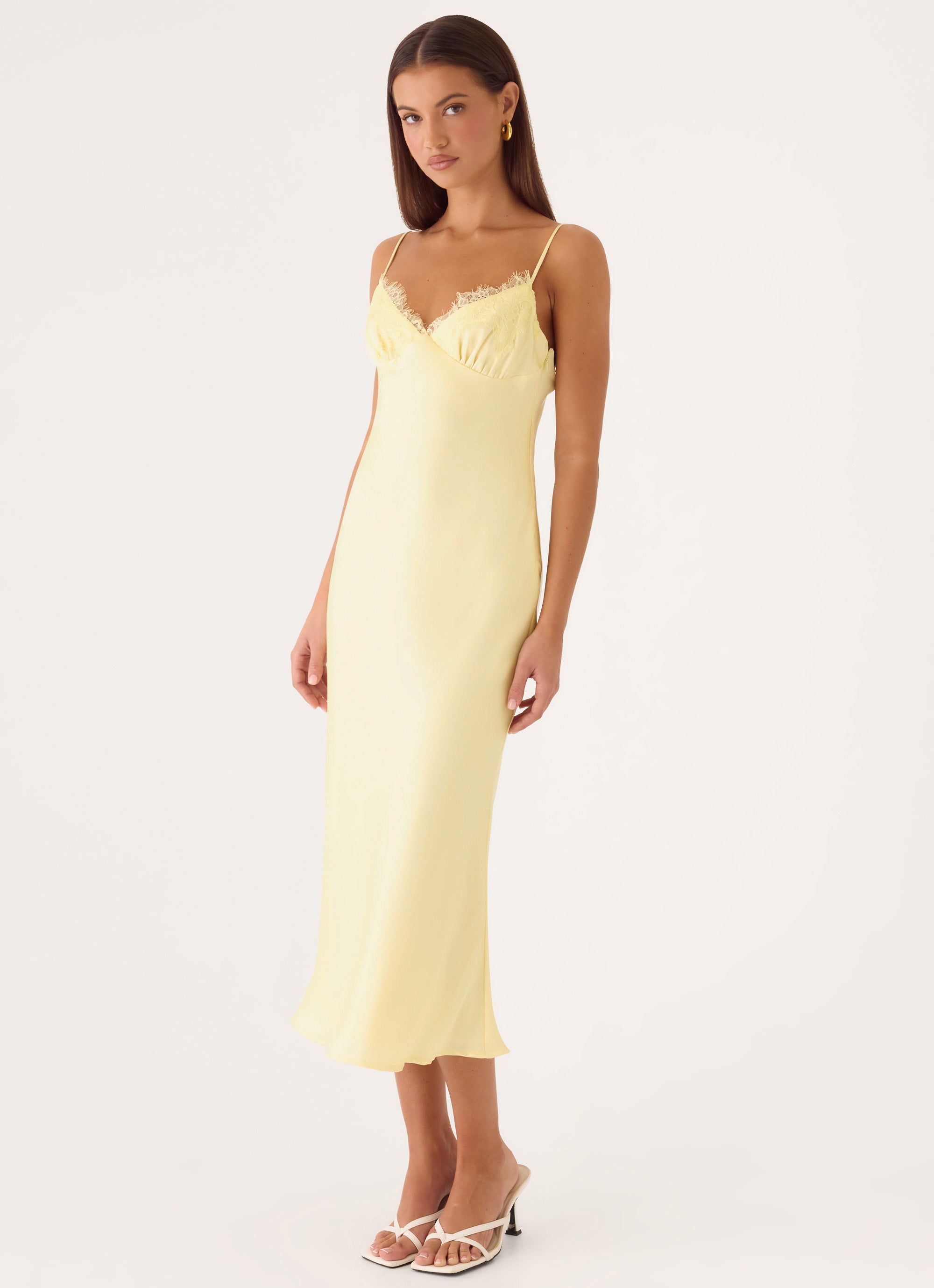 Lisette Midi Dress - Yellow