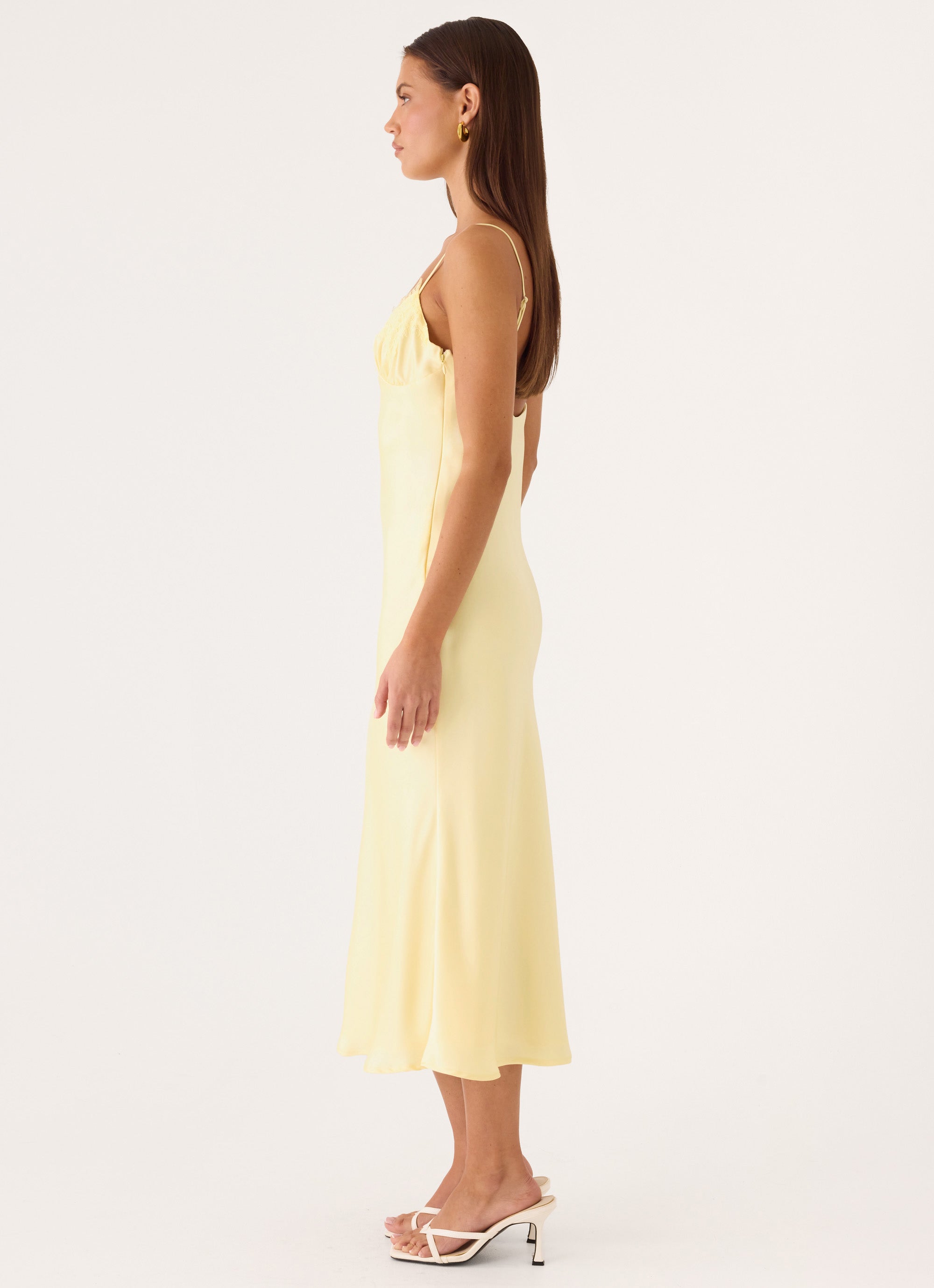 Lisette Midi Dress - Yellow