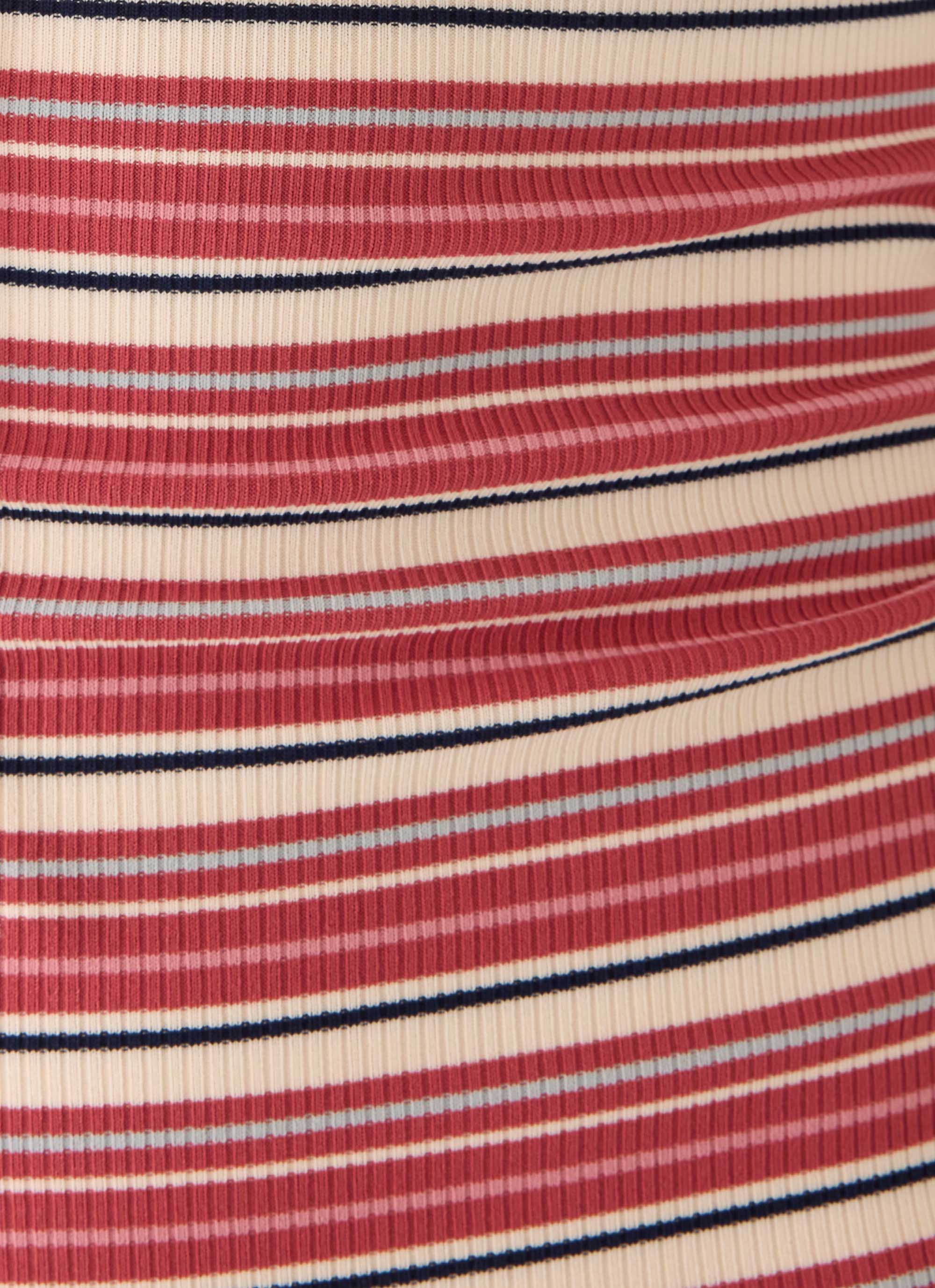 Little Bit Mini Dress - Red Stripe
