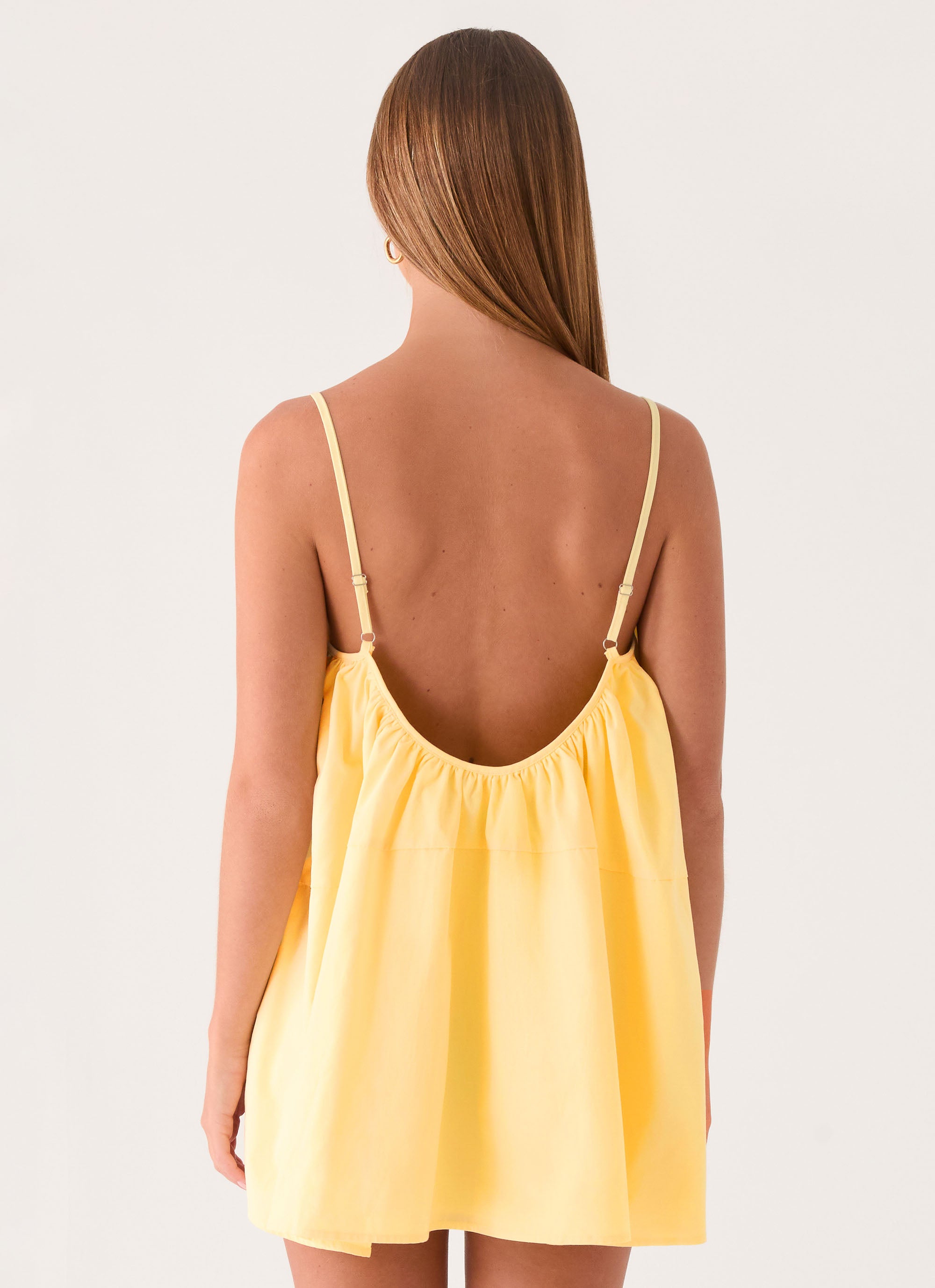 Lorima Mini Dress - Lemon