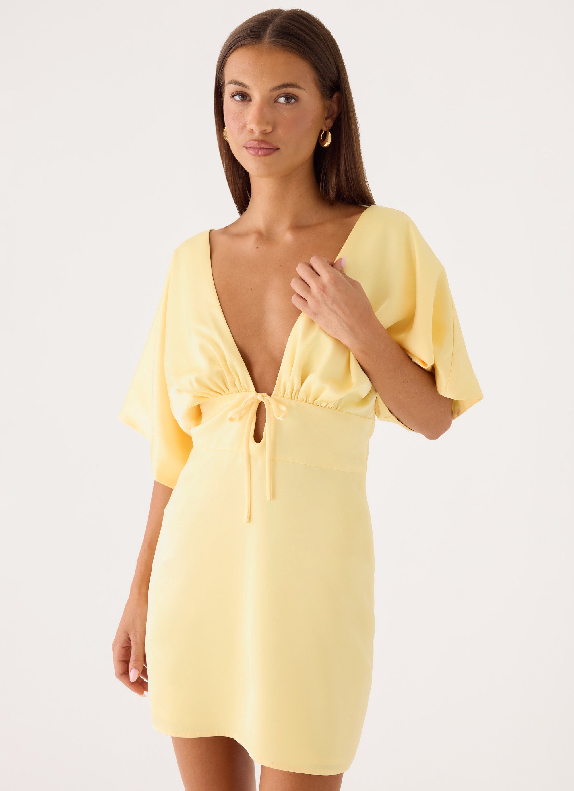 Love On You Mini Dress - Baby Yellow
