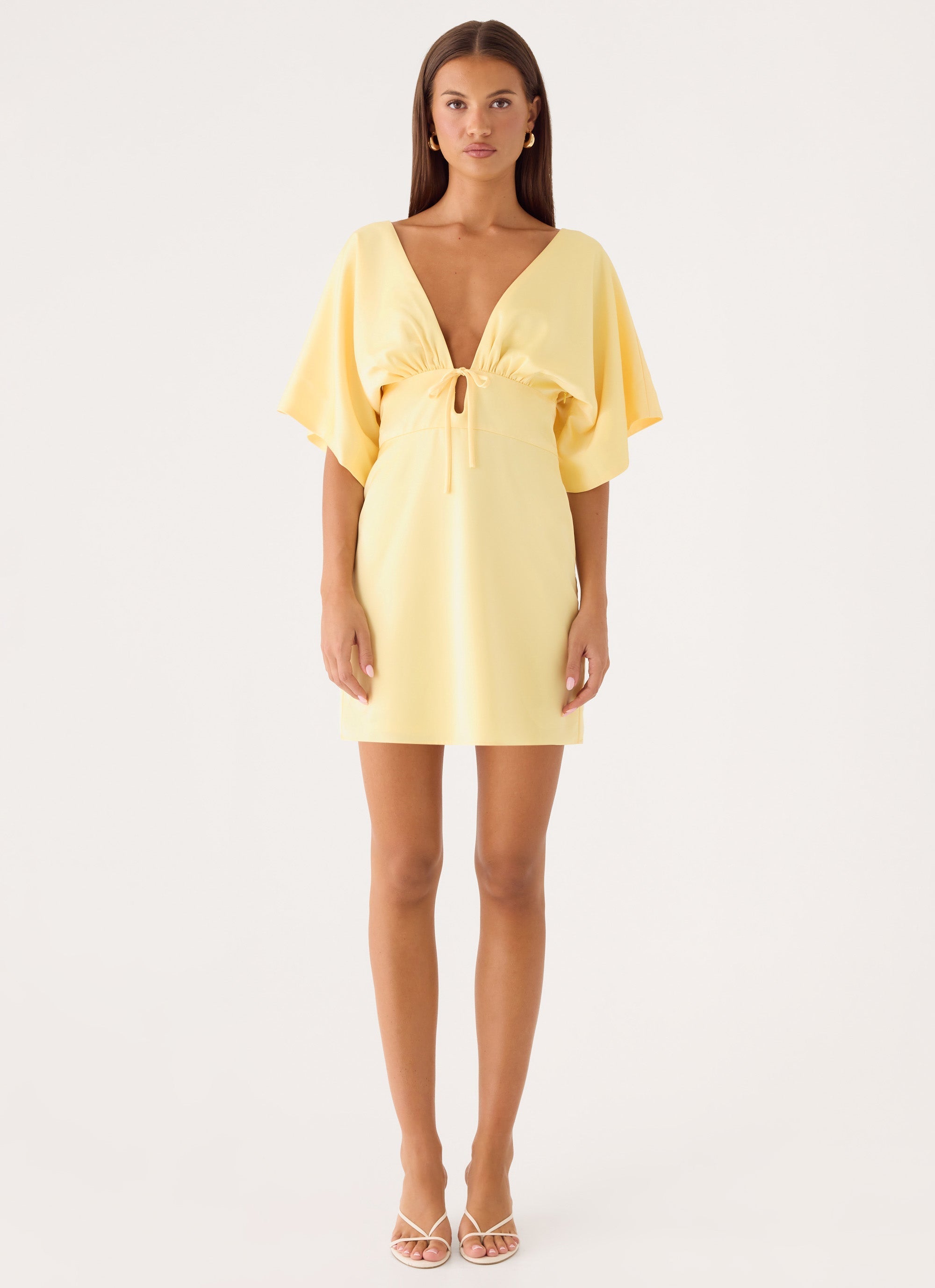 Love On You Mini Dress - Baby Yellow