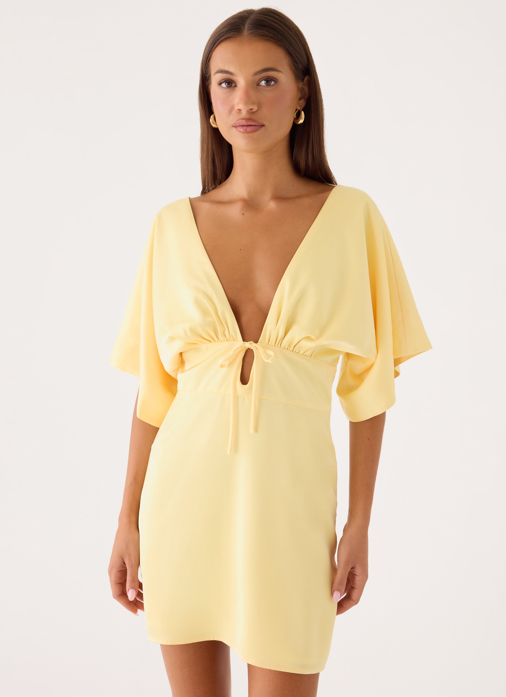 Love On You Mini Dress - Baby Yellow