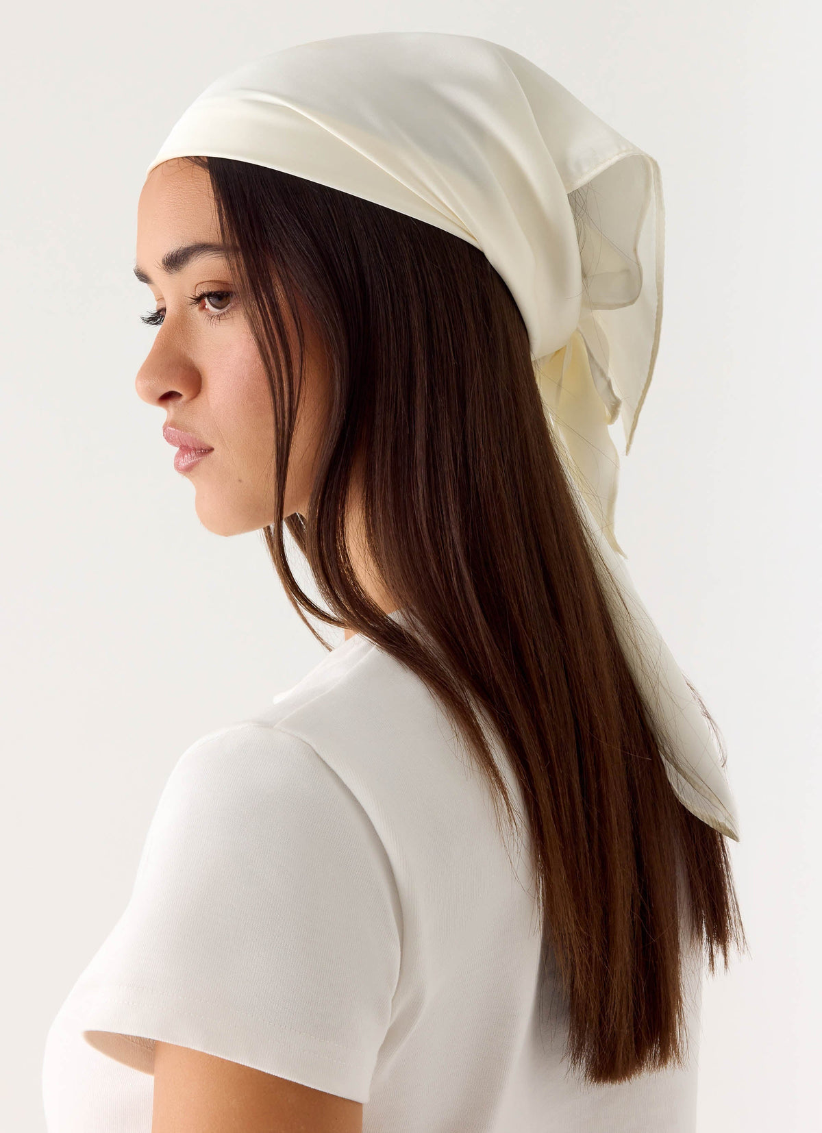 Lover Vibes Head Scarf - Cream