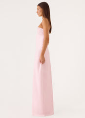Lucienne Strapless Maxi Dress - Pink