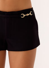 Lulita Belted Shorts - Black