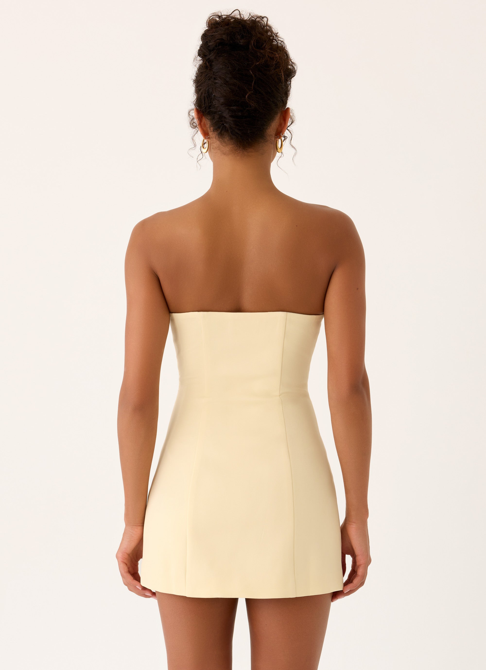 Luna Rosa Mini Dress - Baby Yellow