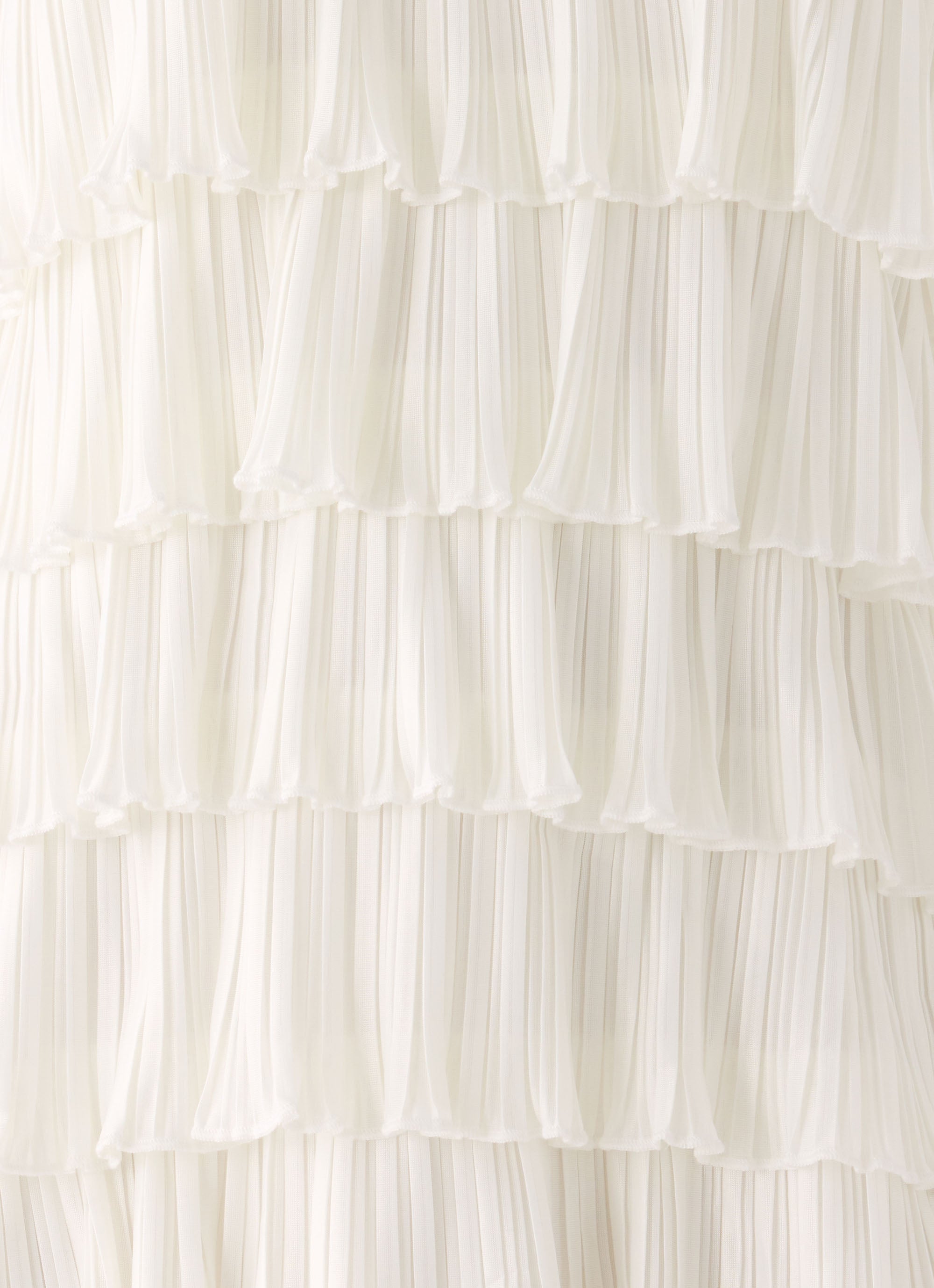 Lunar Bloom Mini Dress - Ivory