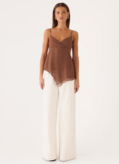 Lurbua Cami Top - Chocolate