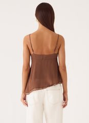 Lurbua Cami Top - Chocolate