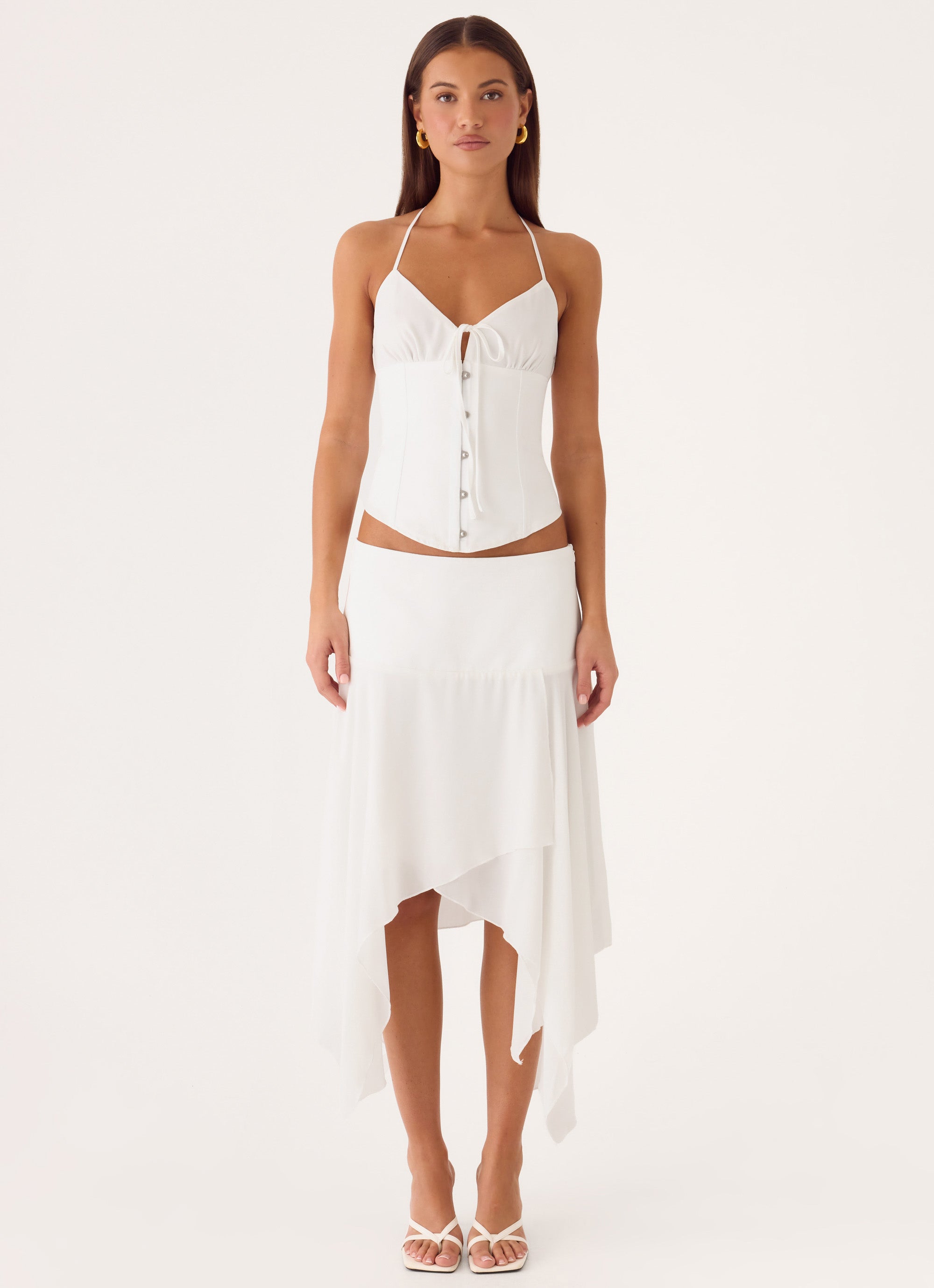 Madi Corset Top - White