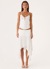 Madi Corset Top - White