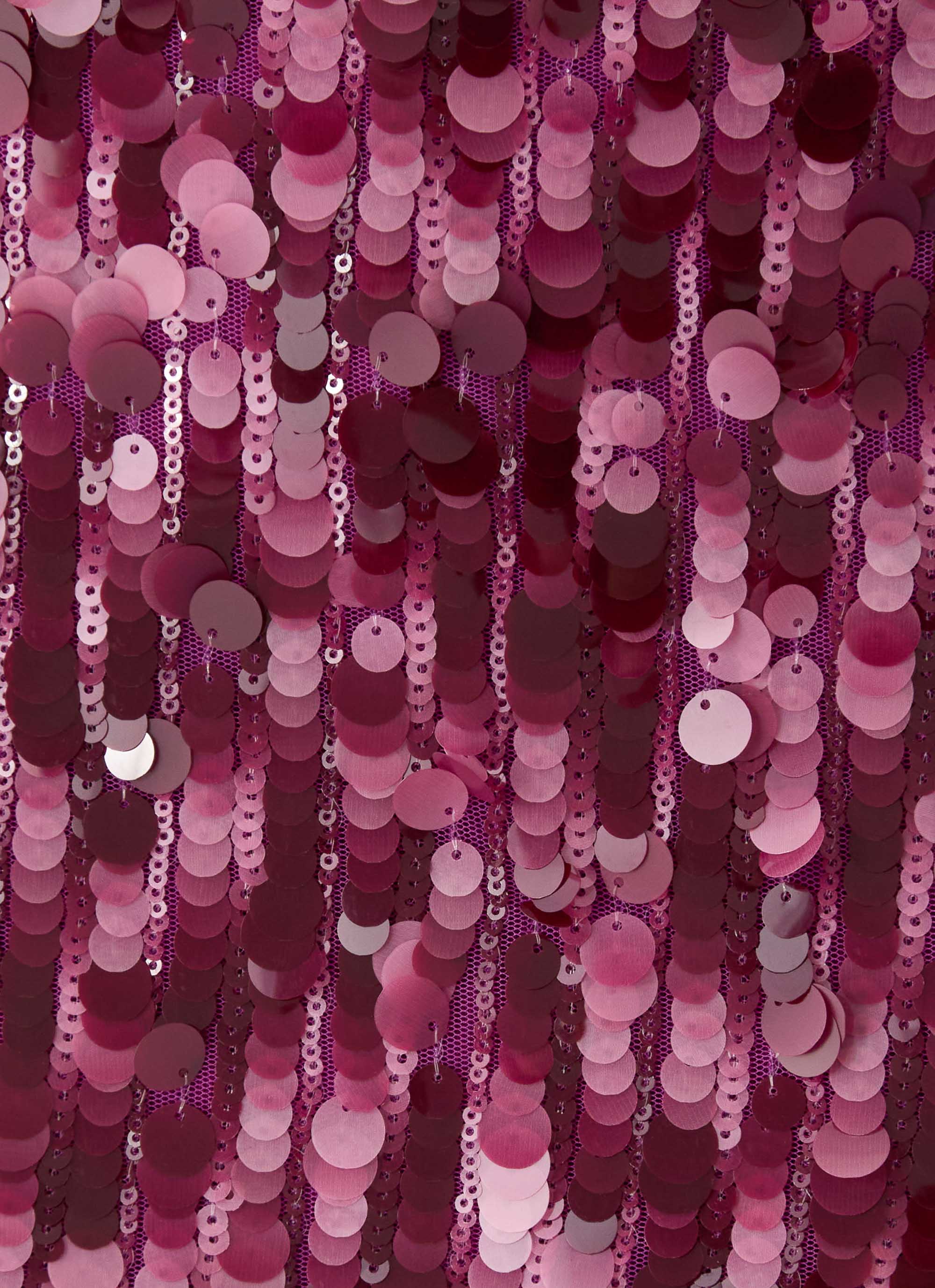Malayah Sequin Mini Skort - Plum
