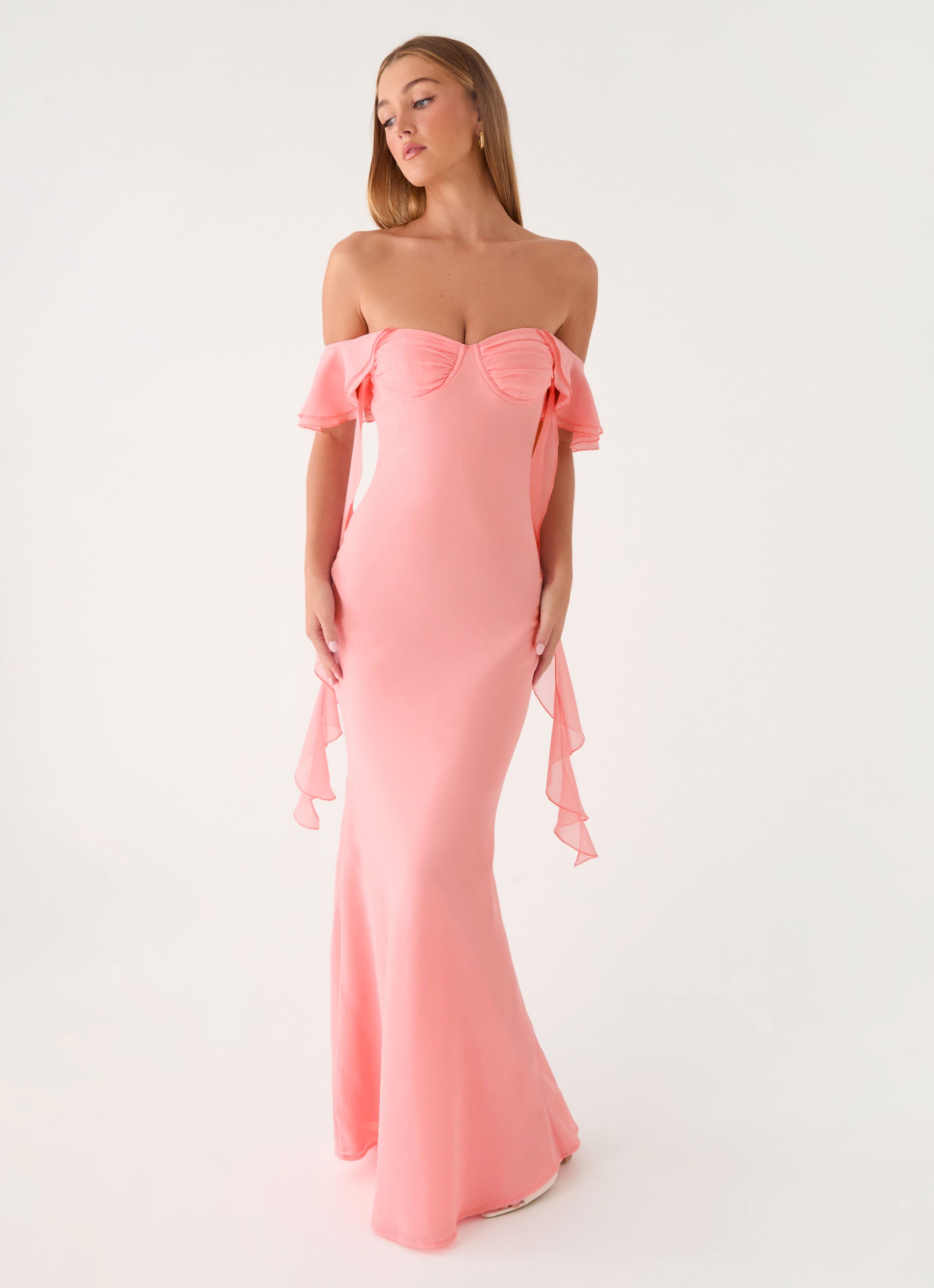 Maliyah Maxi Dress - Peach