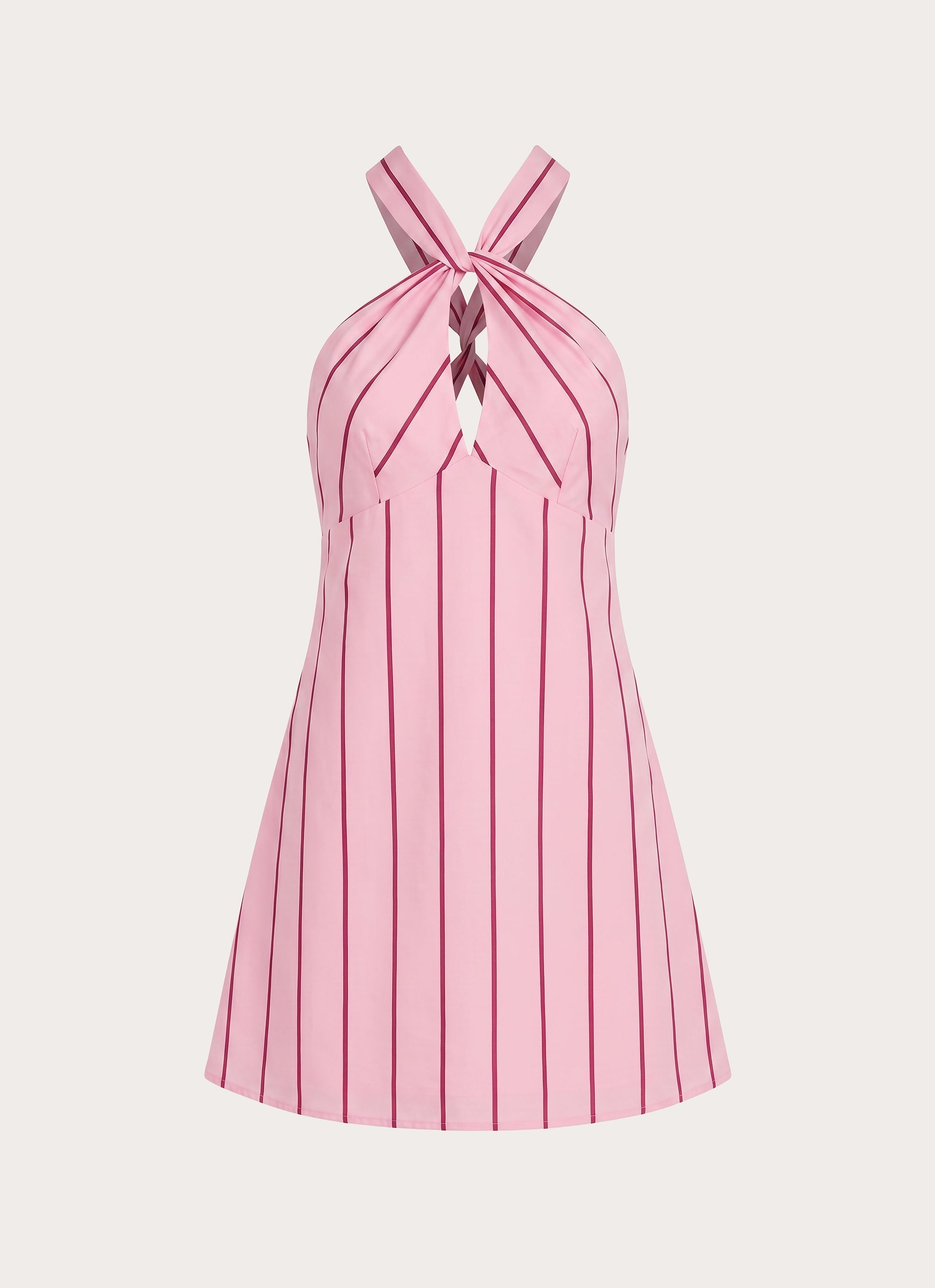 Malric Mini Dress - Strawberry Stripe