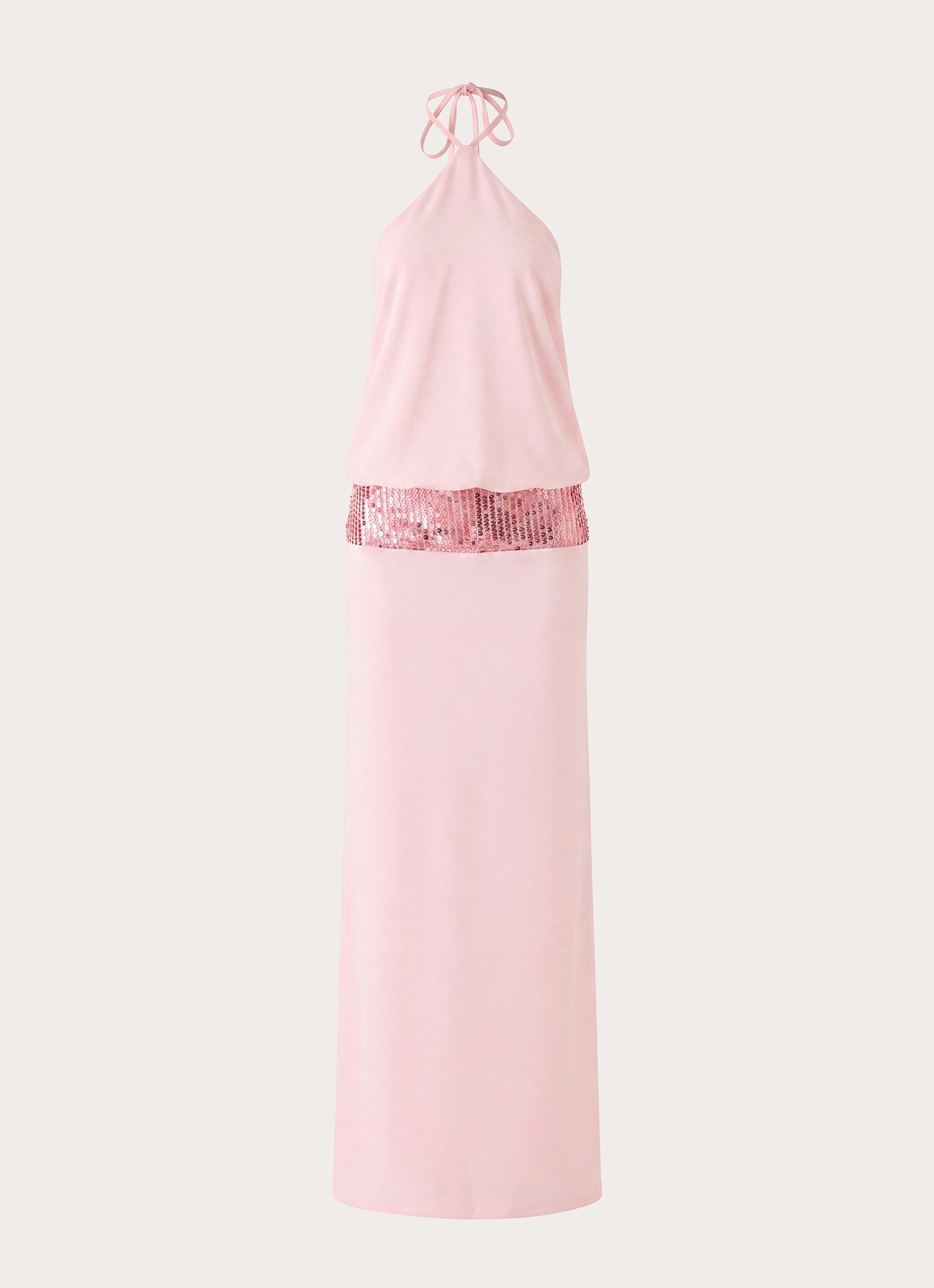 Marcie Halter Maxi Dress - Pink