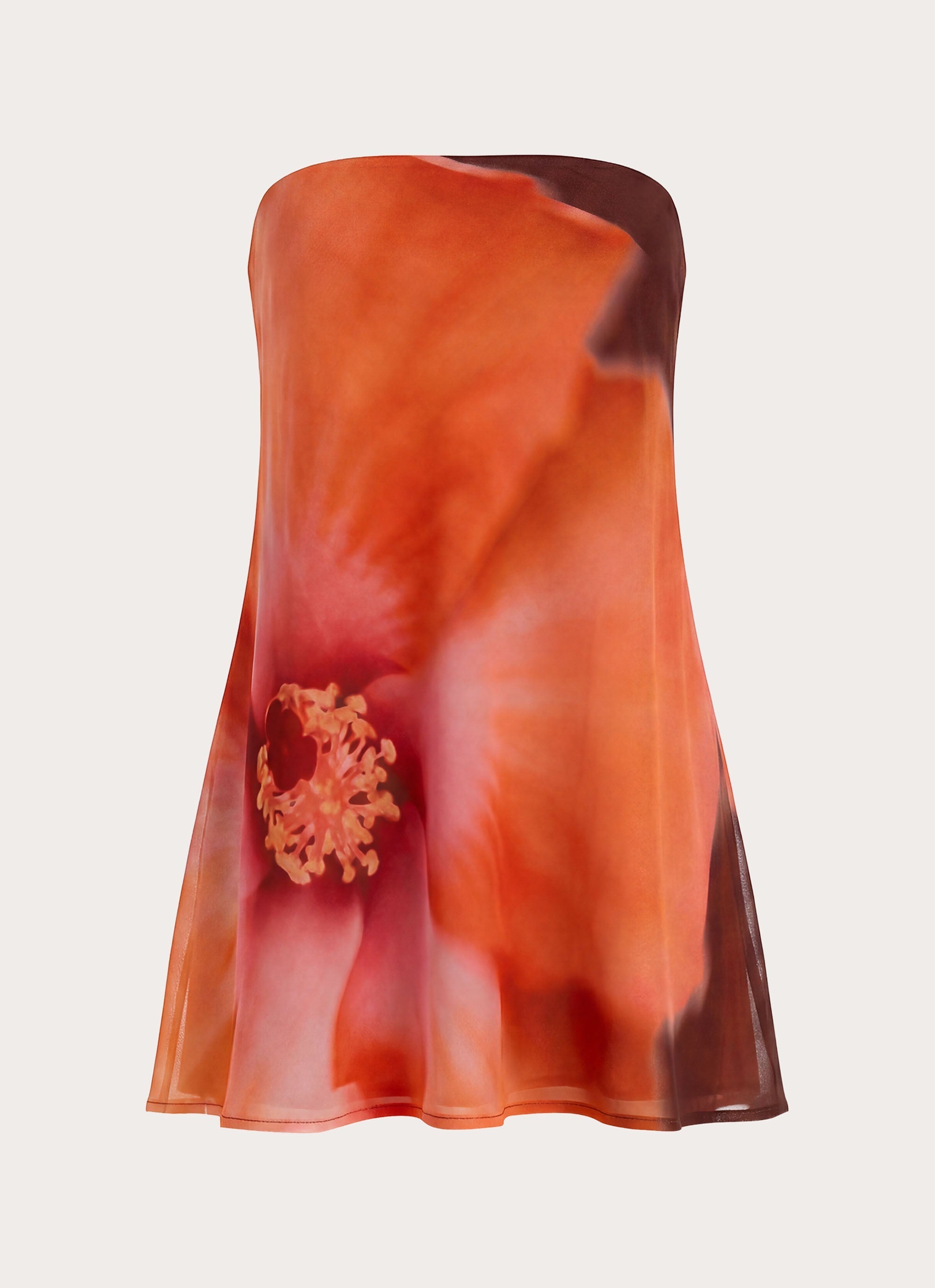 Marcita Mini Dress - Chocolate Blossom