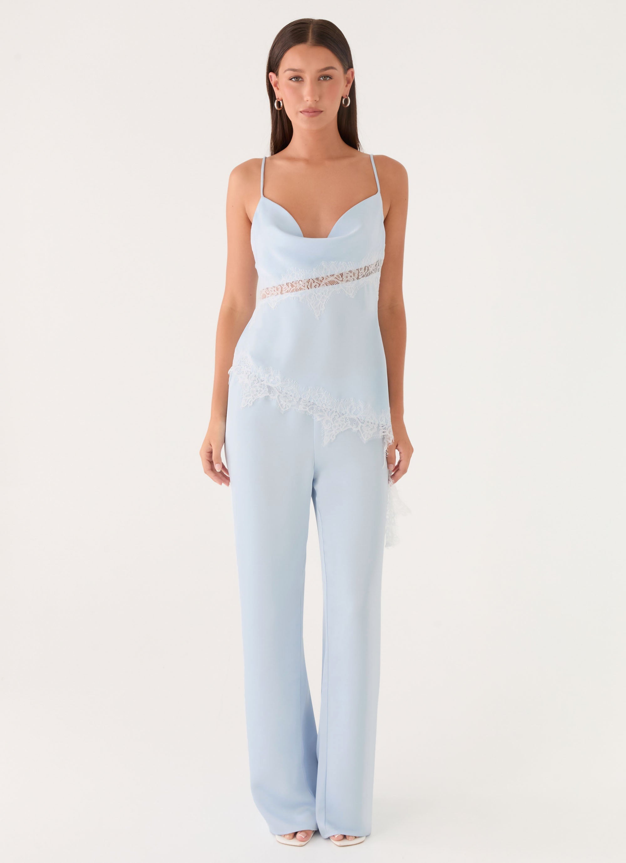 Melisana Cowl Top - Blue