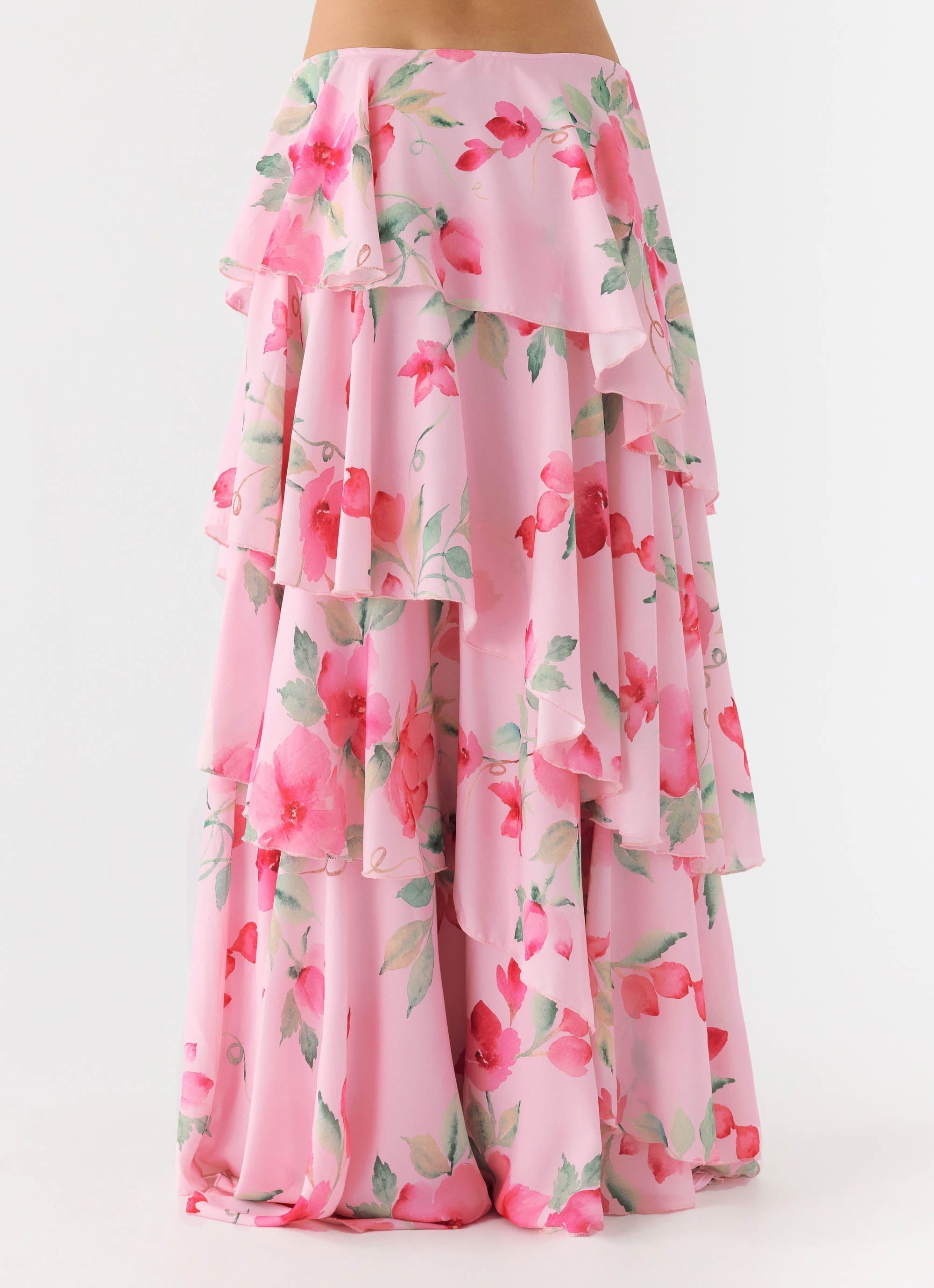 Melody Remedy Tiered Maxi Skirt - Petal Soleil