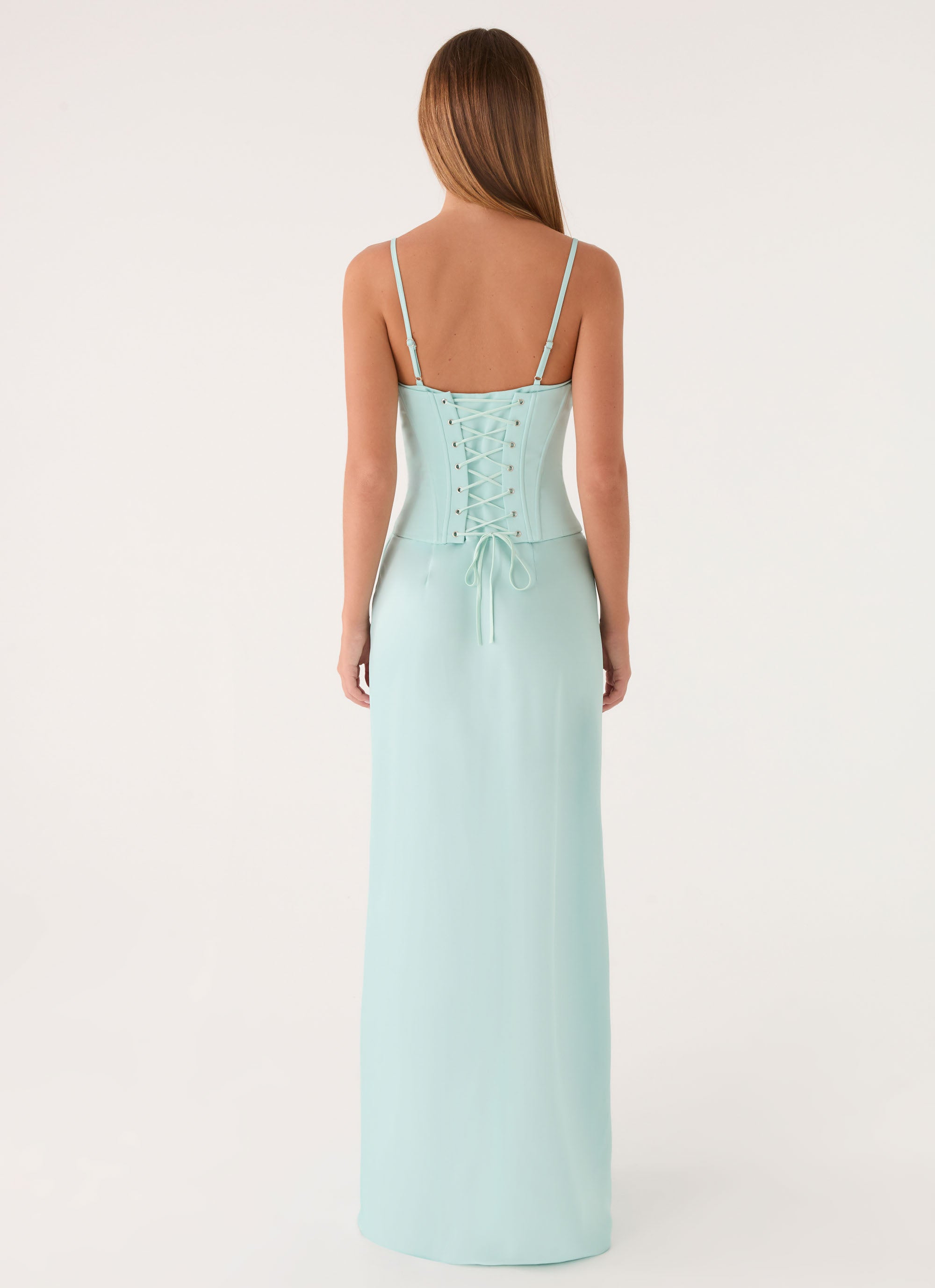 Merritt Maxi Dress - Aqua