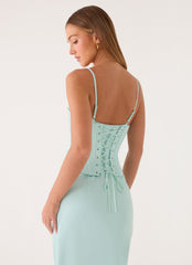 Merritt Maxi Dress - Aqua