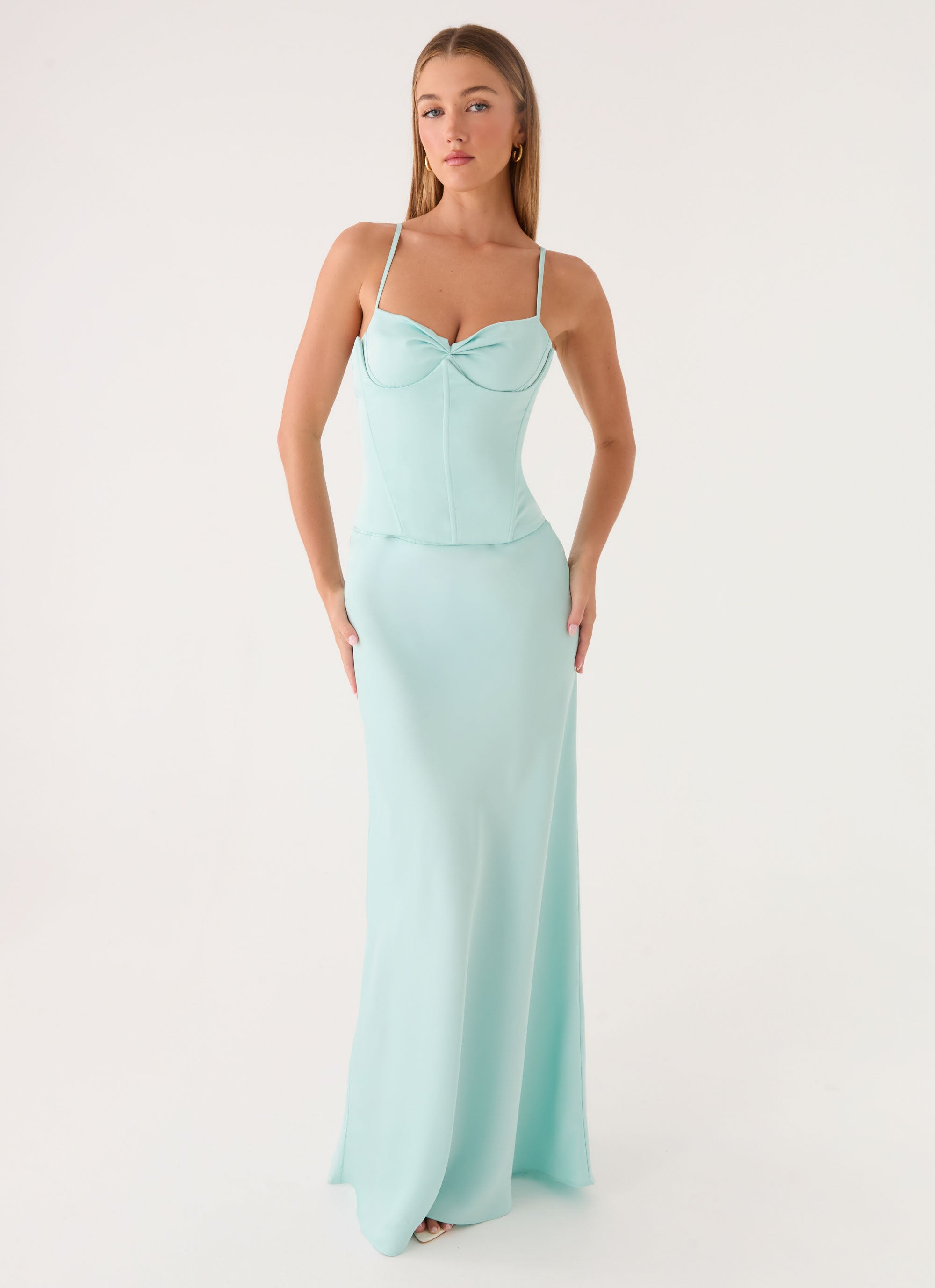 Merritt Maxi Dress - Aqua