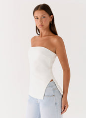 Midnight Glance Top - White