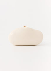 Milliani Clutch Bag - Cream
