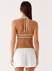 Millo Linen Shorts - Ivory