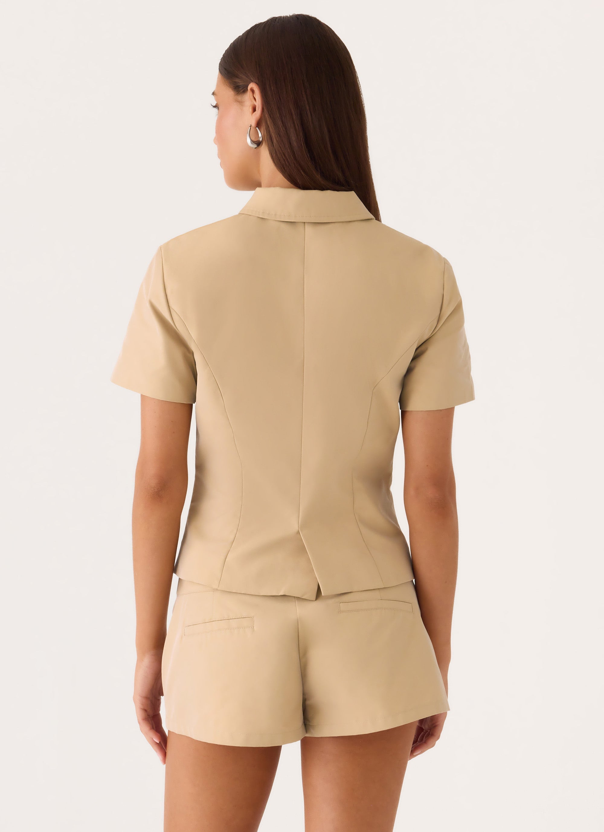 Minna Trench Top - Camel