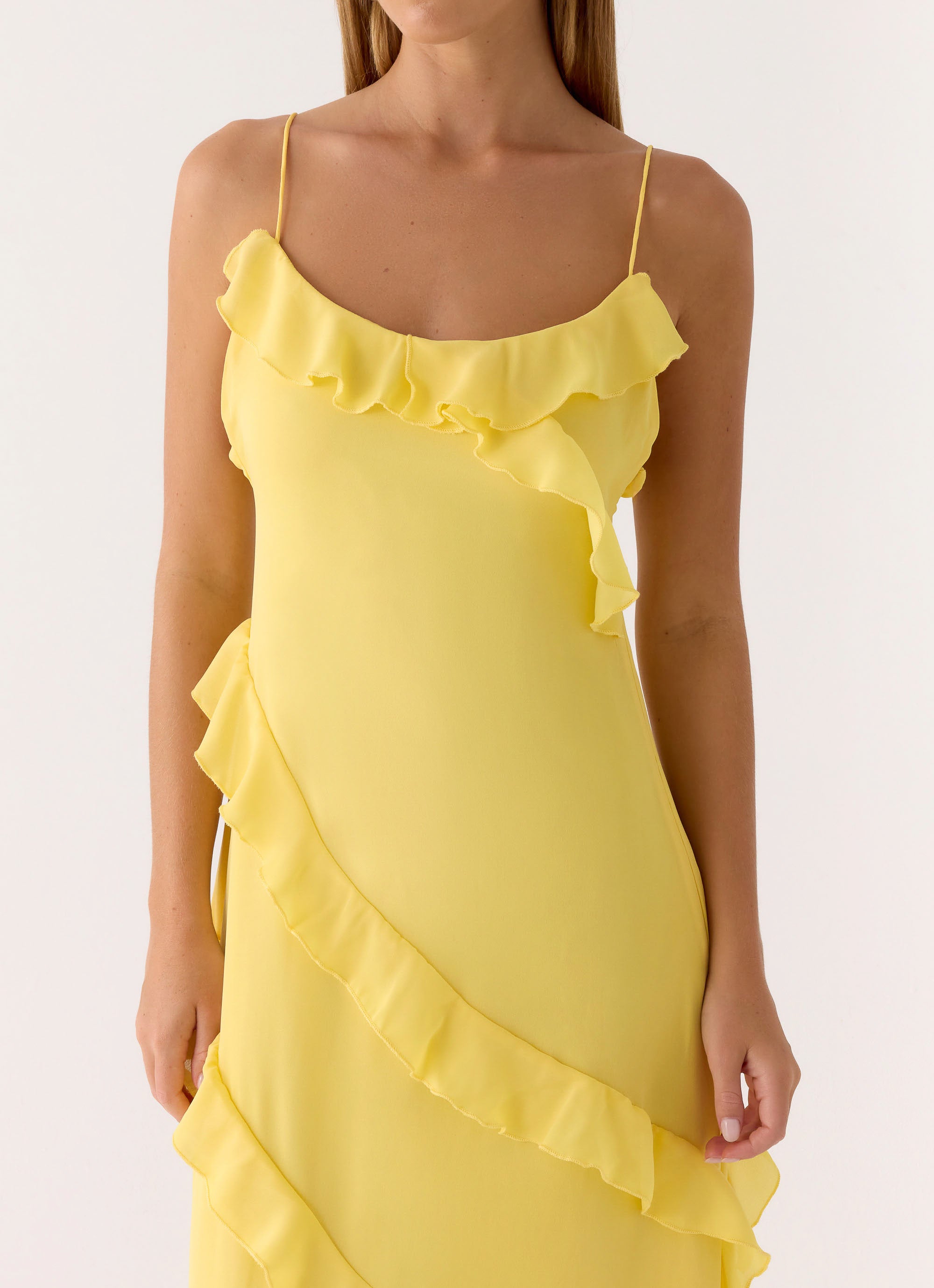 Mishal Maxi Dress - Bright Lemon